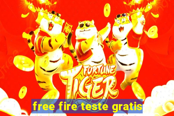 free fire teste gratis